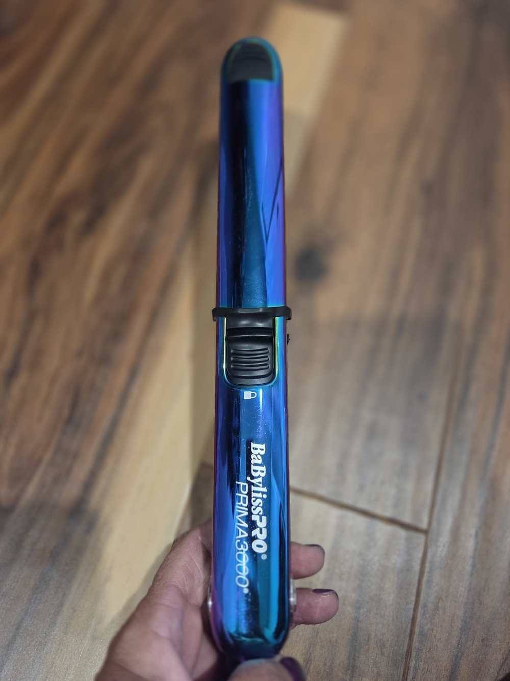 BaBylissPRO Prima 3000 Blue Iridescent Mini Flat Iron for Women
